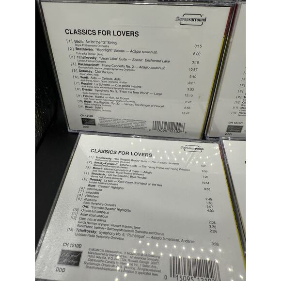 4 Vintage Music CD Set Classic For Lovers Classical Music Excellent Condition! D - Picture 6 of 7